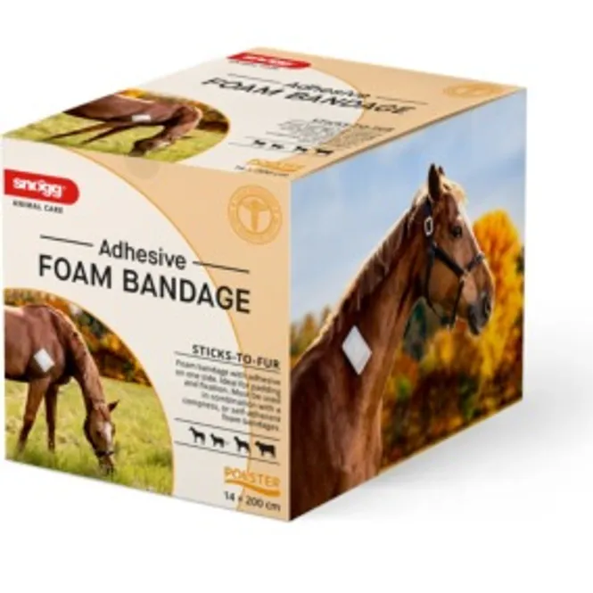 Huvudbild Snögg Foam Bandage Adhesive 14 cm x 2 m