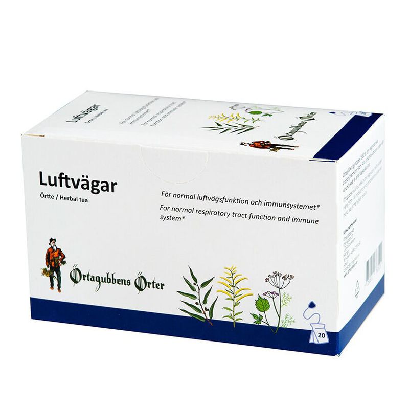 Luftvägar Te 20 påsar