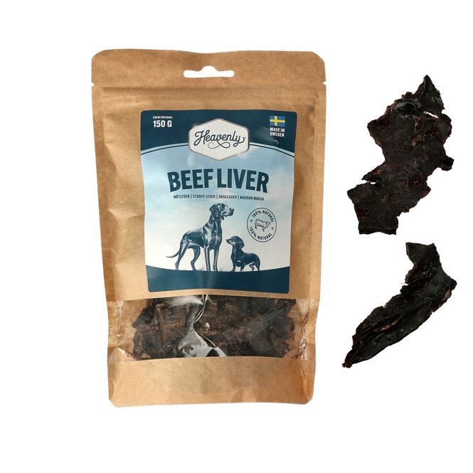 Huvudbild Nötlever 150g naturtugg