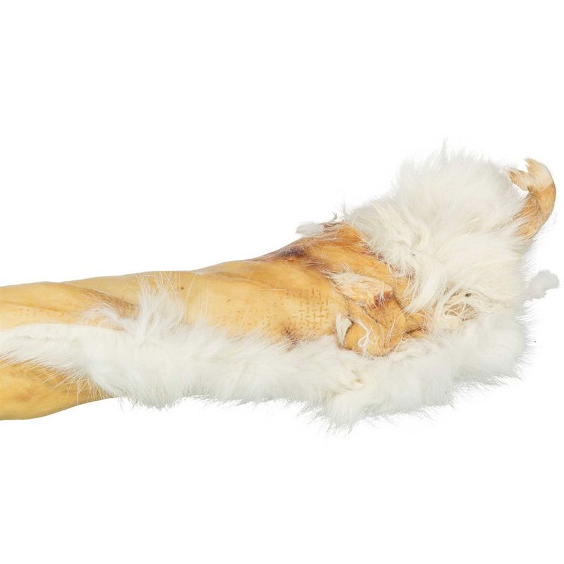 Kaninskinnsrulle med päls, 45-50cm