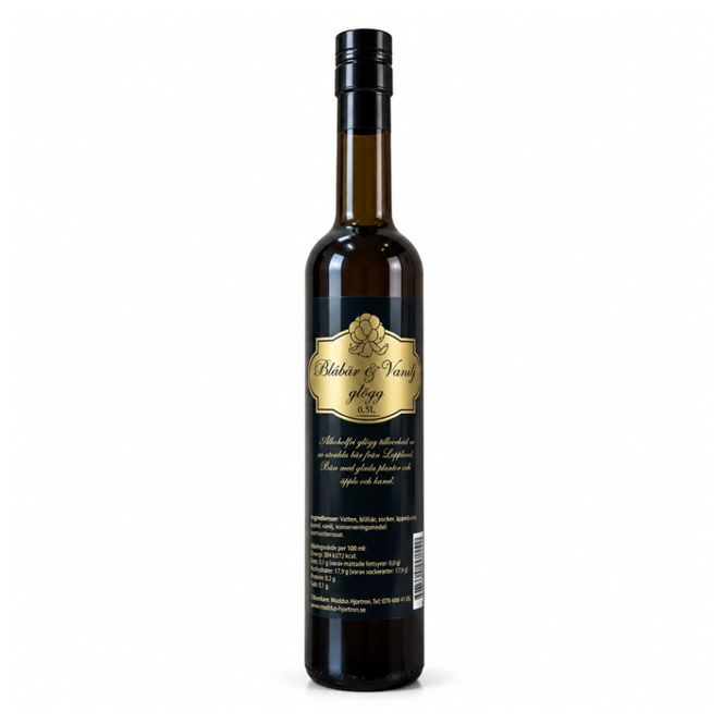 Huvudbild Glögg Muddus Blåbär & Vanilj 0,5L
