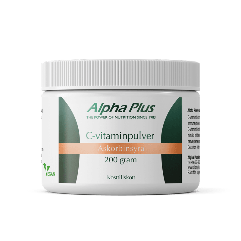 C-vitaminpulver Askorbinsyra 200g