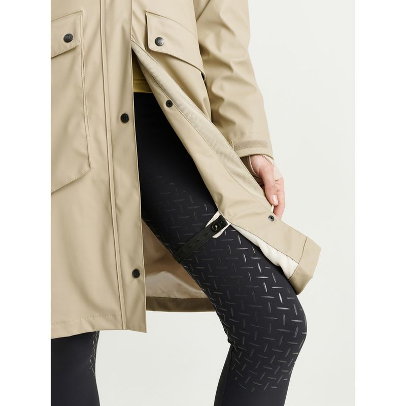 Barbro Regnkappa Fleecefodrar Beige