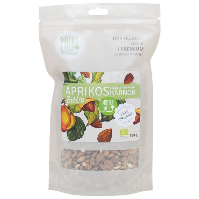 Huvudbild Aprikoskärnor bittra EKO 500g